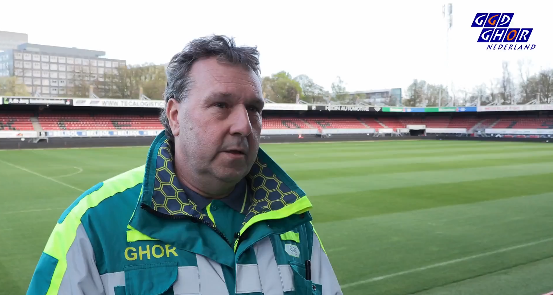 Crisisoefening GHOR in het stadion van Excelsior Rotterdam (video)